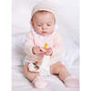 Piculina Trim Cotton Bodysuit in White - Onesies - 2 - thumbnail