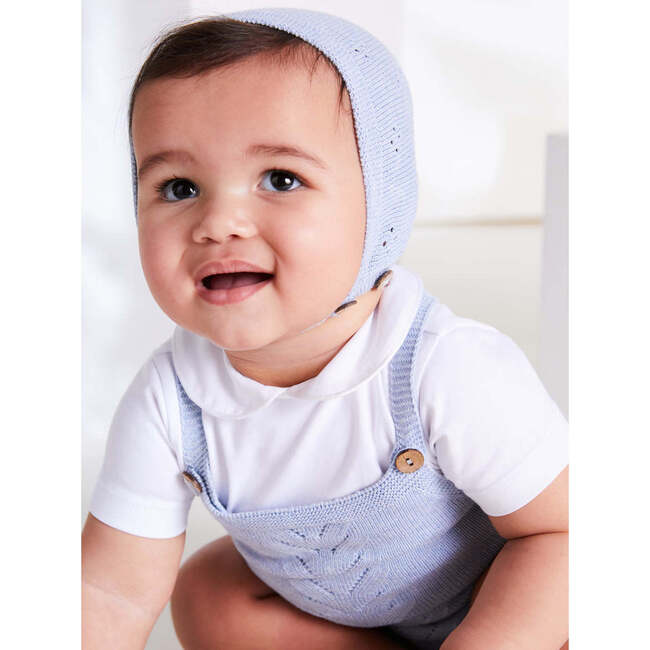 Peter Pan Collar Bodysuit in White