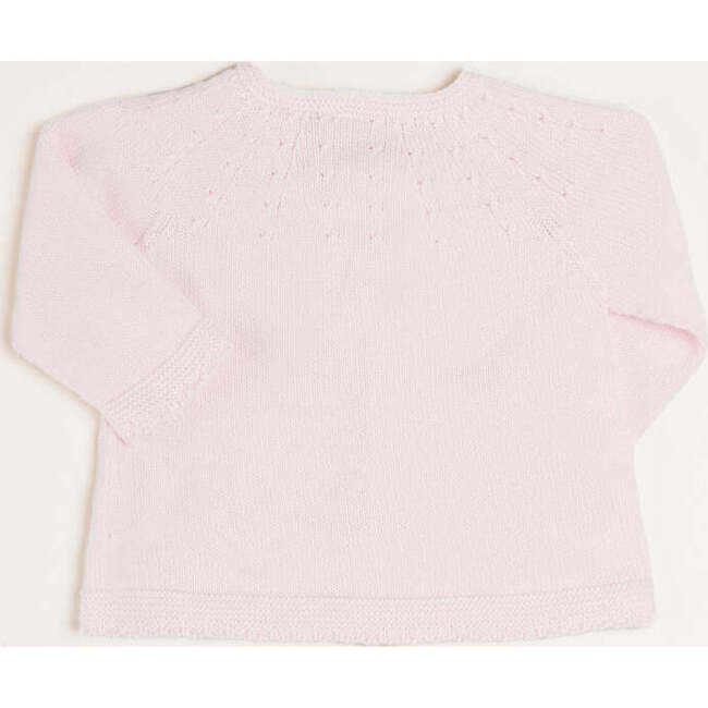 Openwork Detail Baby Cardigan in Pink - Cardigans - 3