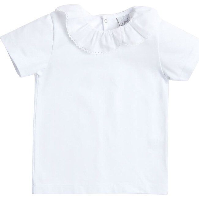 Piculina Trim Top, White