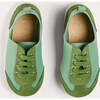 Canvas Lace Up Plimsols in Green - Sneakers - 1 - thumbnail