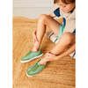 Canvas Lace Up Plimsols in Green - Sneakers - 4 - thumbnail