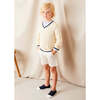 Brompton Striped Shorts in Beige - Shorts - 4