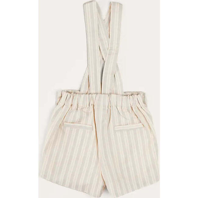 Brompton Striped Shorts With Braces in Red - Shorts - 5