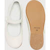 Girls Leather Mary Jane Shoes, Ivory - Mary Janes - 5 - thumbnail