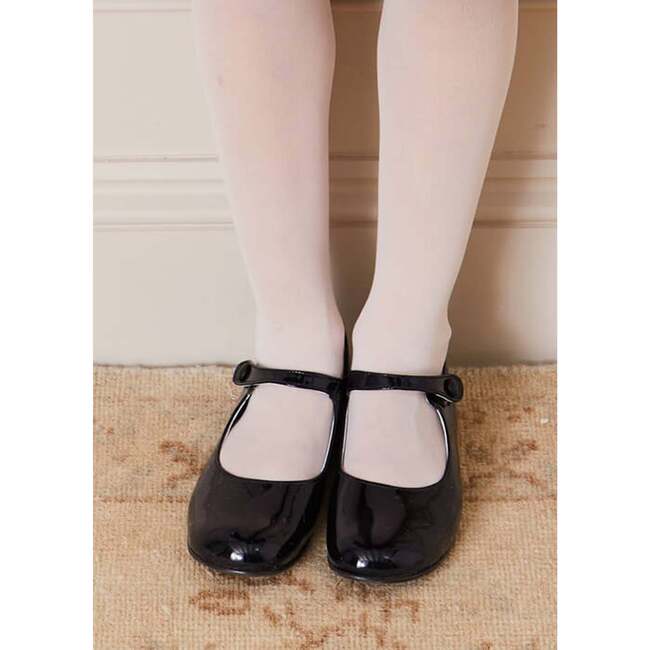 Patent Leather Mary Jane Shoes, Navy