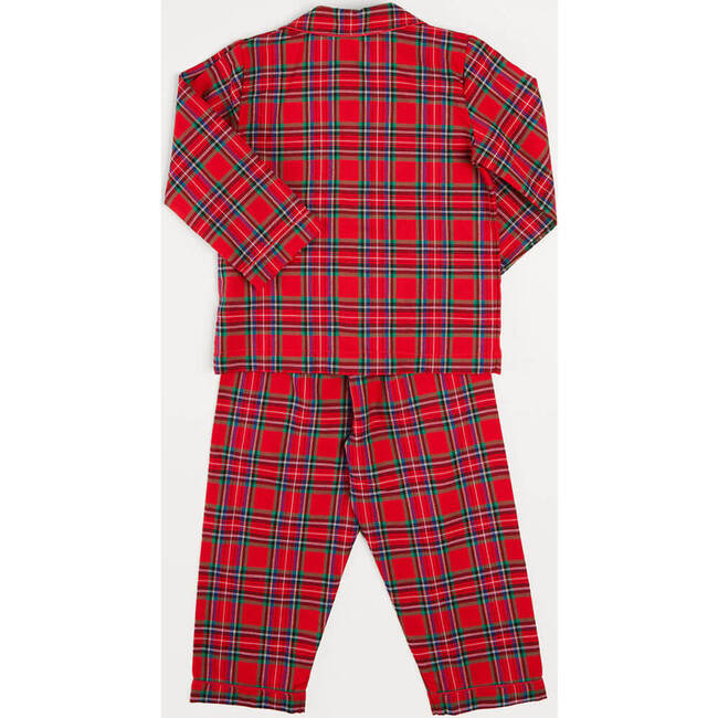 Tartan Pyjama Set, Red - Pajamas - 4