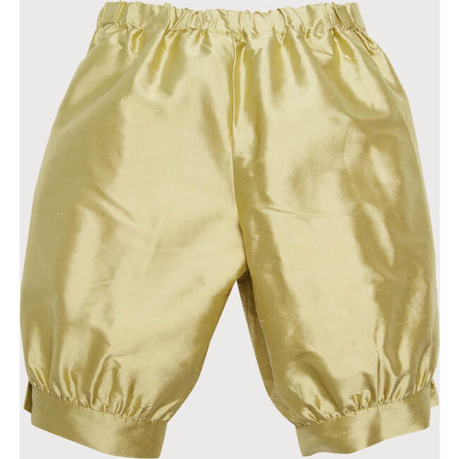 Silk Pageboy Elastic Waistband Knickerbockers, Green