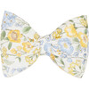 Floral Medium Bow Clip, Mustard - Hair Accessories - 1 - thumbnail
