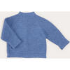 Cable Detail Cardigan, French Blue - Cardigans - 5 - thumbnail