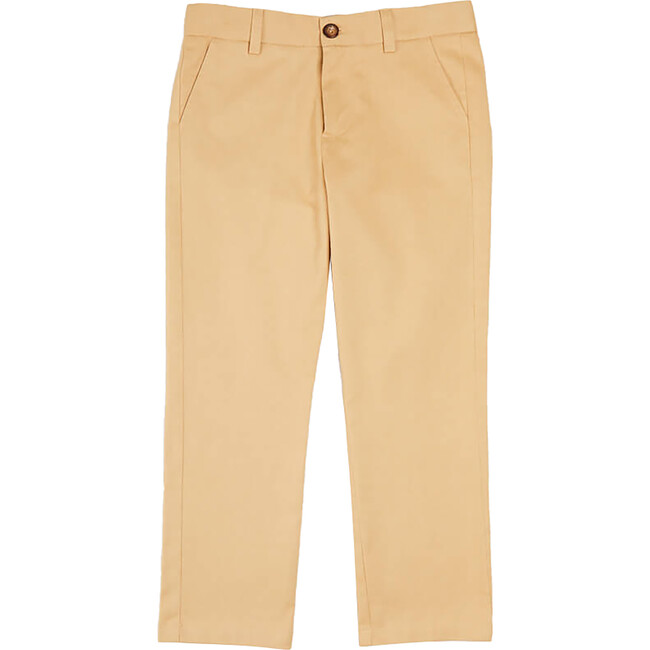 5-Pocket Chino Trousers, Beige - Pants - 1