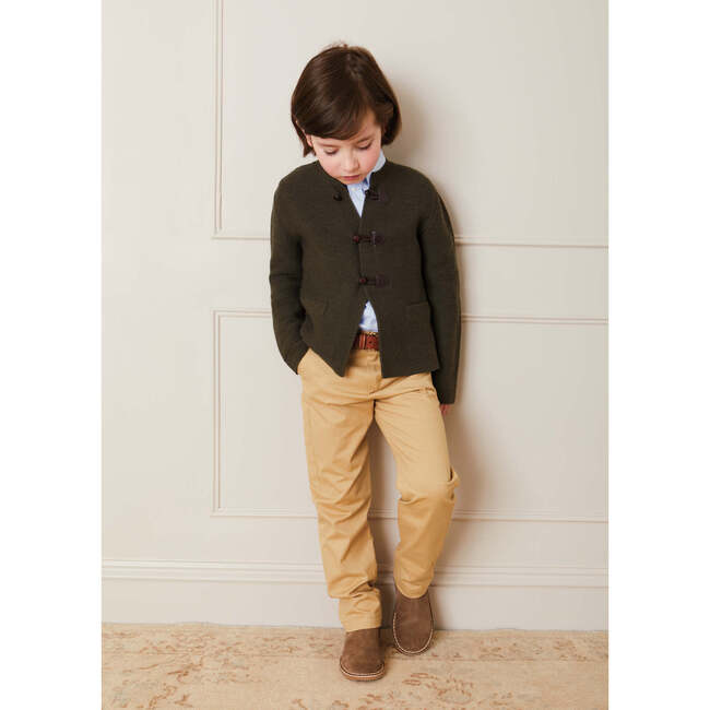 5-Pocket Chino Trousers, Beige - Pants - 2