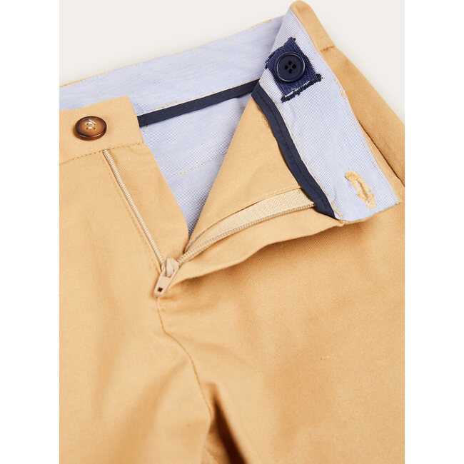 5-Pocket Chino Trousers, Beige - Pants - 4