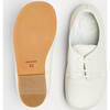 Boys Celebration Leather Lace Shoes, Ivory - Sneakers - 4 - thumbnail