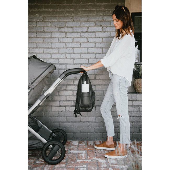 Diaper Backpack, Black - Diaper Bags - 5