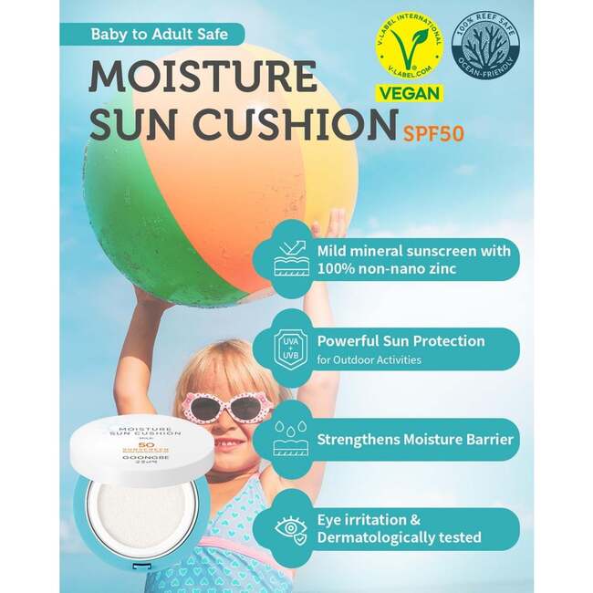 Moisture Sun Cushion Mild SPF 50 14g Set of 2 - Sunscreens - 3