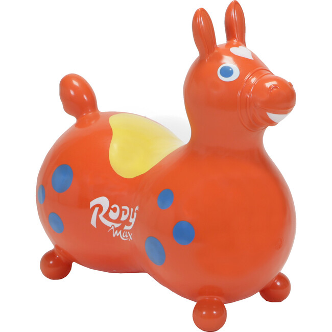 Rody Max with Pump, Orange - Ride-Ons - 1