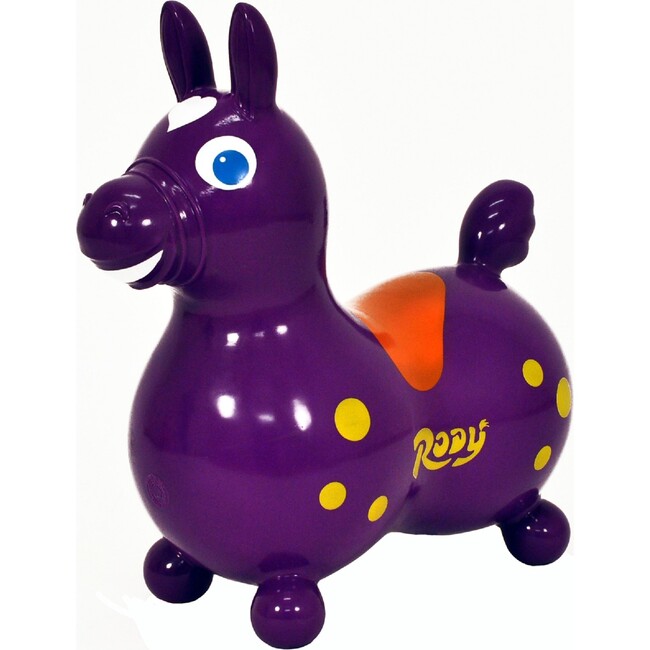 Rody Horse with Pump, Purple - Ride-Ons - 1