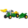 John Deere Kid Tractor w/Trailer - Ride-Ons - 1 - thumbnail