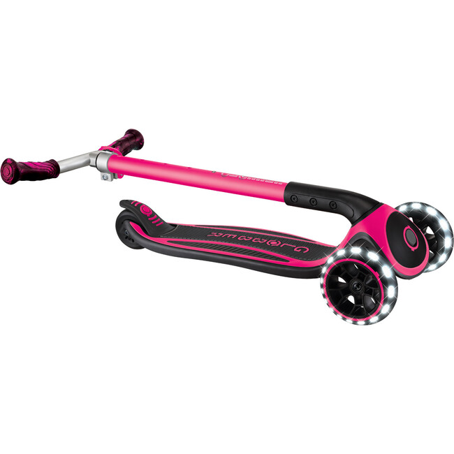 Ace Lights Scooter, Fuchsia - Scooters - 5