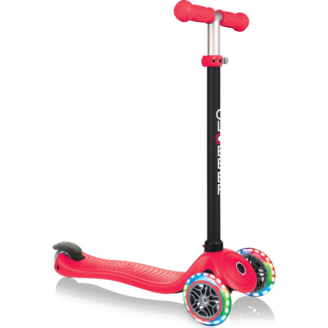 Go-Up Sporty Scooter with Lights, New Red - Scooters - 3