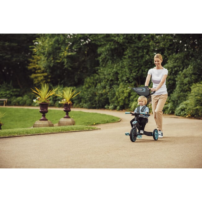 Explorer Trike 4 in 1, Teal - Tricycles - 2