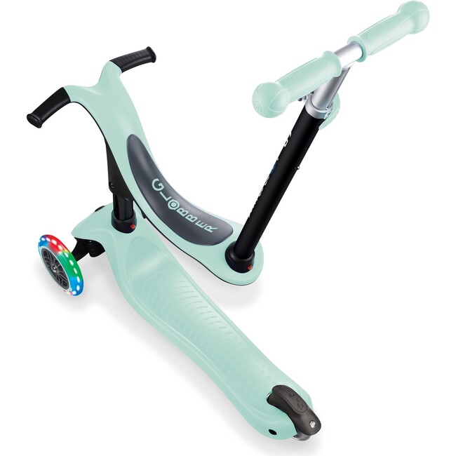 Go-Up Sporty Scooter with Lights, Mint - Scooters - 5