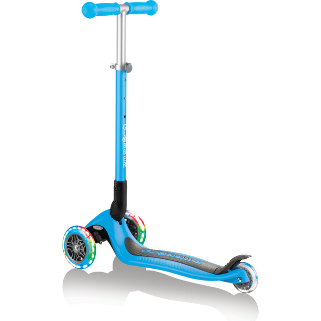 Primo Foldable Scooter with Lights, Sky Blue - Scooters - 2