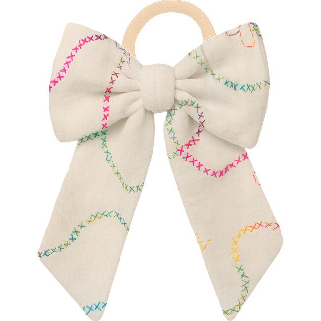 White Color Jardin Bow