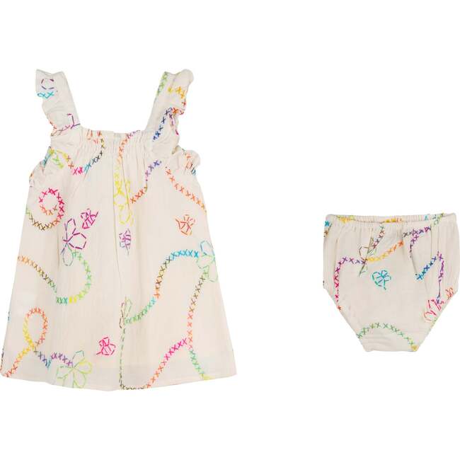 White Color Jardin Baby Dress