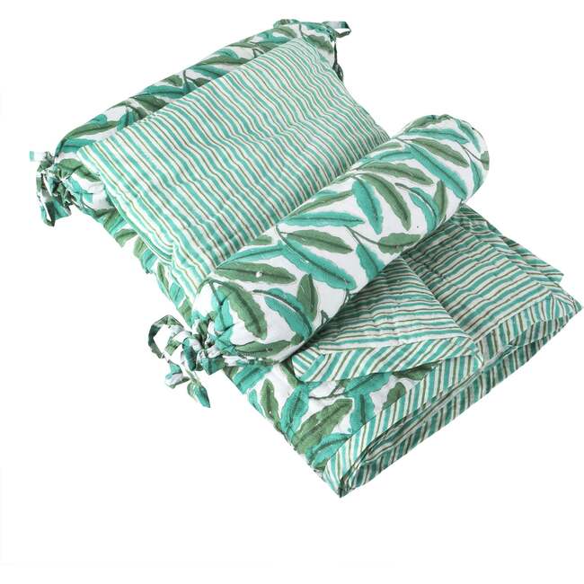 Green Leafy Kids' Bedding Set