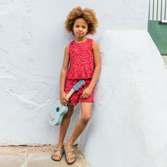 Red Stars Top and Shorts Set - Mixed Apparel Set - 3