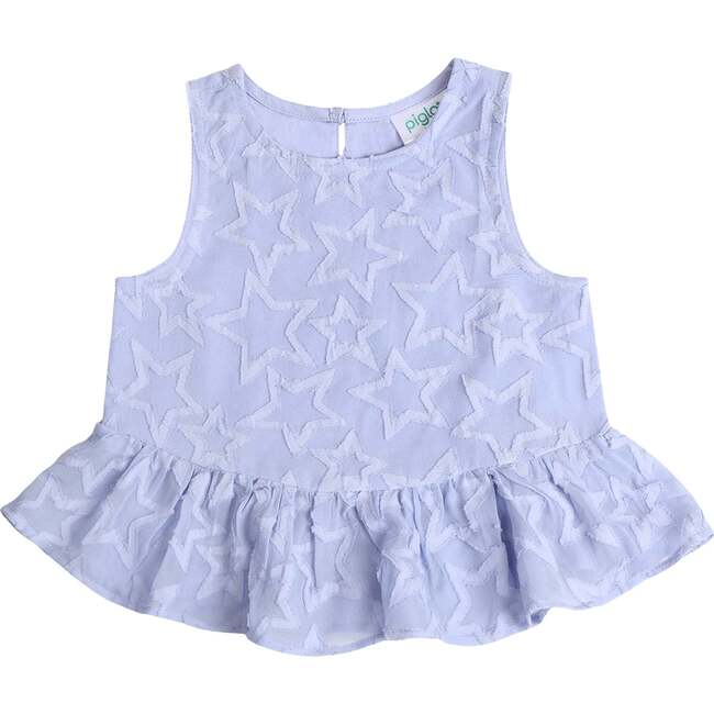 Blue Stars Top - Blouses - 1