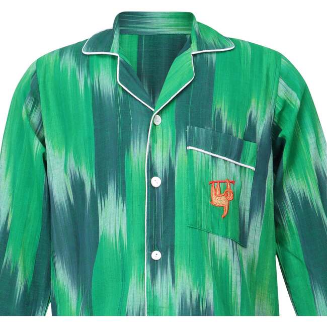 Womens Holiday Pajama Set, Green
