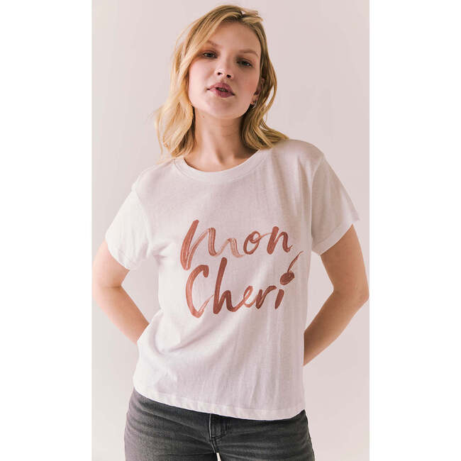 French-Inspired Graphic T-Shirt, Mon Cherie