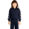 Semi Cropped Shirred Stormy Bows Hoodie Pullover - Sweatshirts - 1 - thumbnail