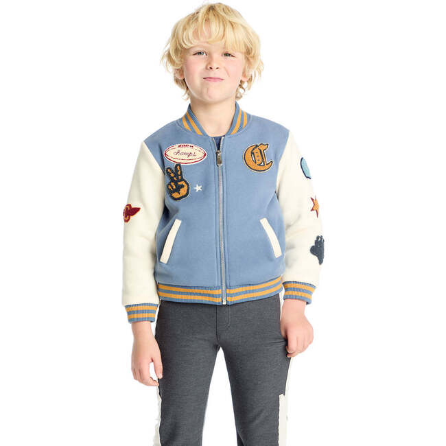 Allan Steel Blue & Stonewash Bomber