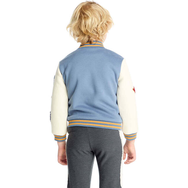 Allan Steel Blue & Stonewash Bomber - Jackets - 2