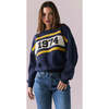 1974 Colorblock Retro Athletic Pullover, Blue/Yellow - Sweatshirts - 4