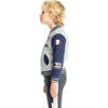 Allan Navy & Heather Grey Bomber - Jackets - 2