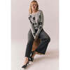 Tossed Skulls Sweater, Heather Grey - Sweaters - 3