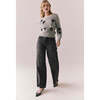 Tossed Skulls Sweater, Heather Grey - Sweaters - 5