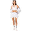 Women's Serena Layered Tennis Bubble Skirt, Optic White - Skirts - 3