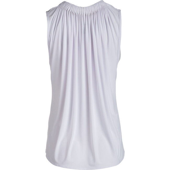Women's Venus Bias-Cut Ruched Back Tank Top, Optic White
