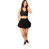 Women's Serena Layered Tennis Bubble Skirt, Black - Skirts - 3 - thumbnail