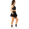 Women's Serena Layered Tennis Bubble Skirt, Black - Skirts - 4 - thumbnail