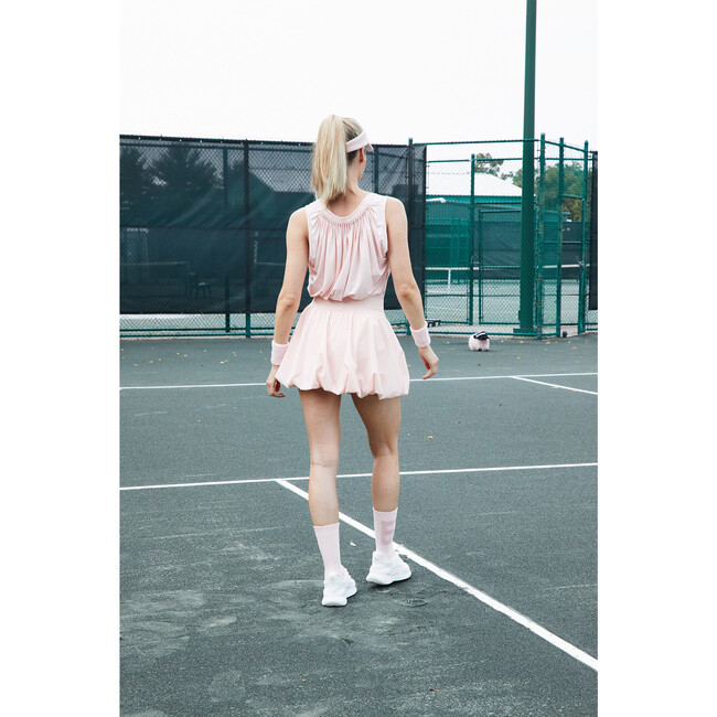 Women's Serena Layered Tennis Bubble Skirt, Pale Pink - Skirts - 4