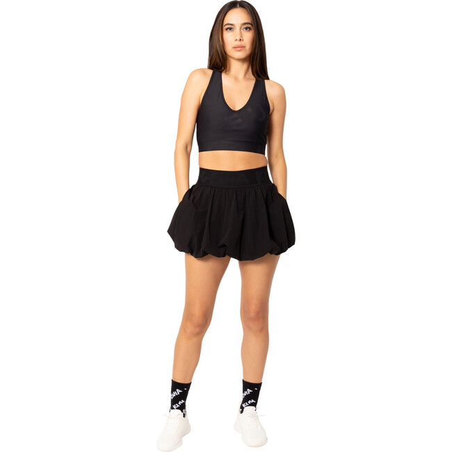 Women's Emma V-Neck Sports Bra, Black