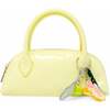 Sporty Charm Top Handle Bag, Yellow - Bags - 1 - thumbnail