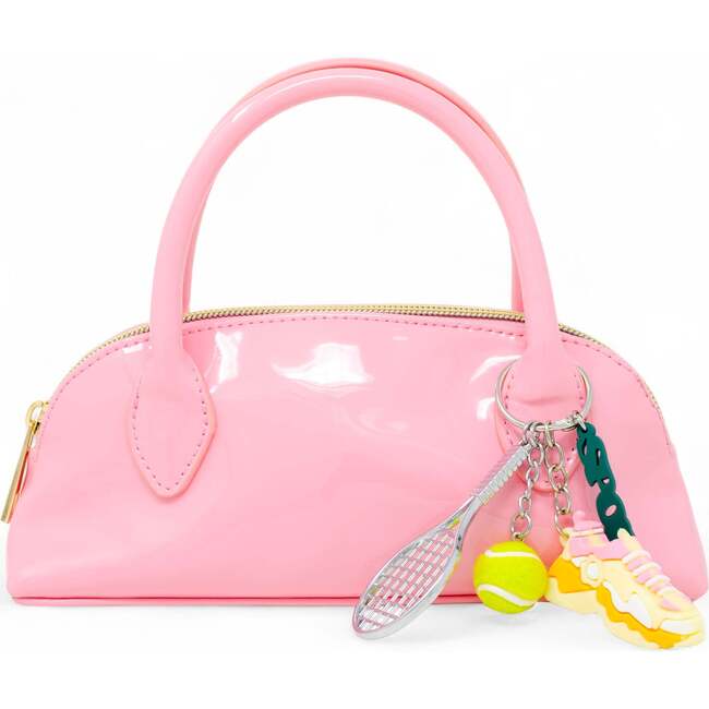 Sporty Charm Top Handle Bag, Pink